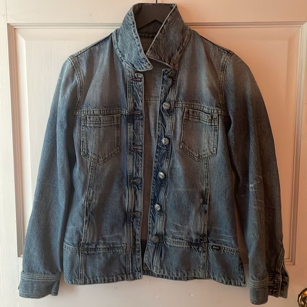 Blue Gas Jeans Jacket-Small